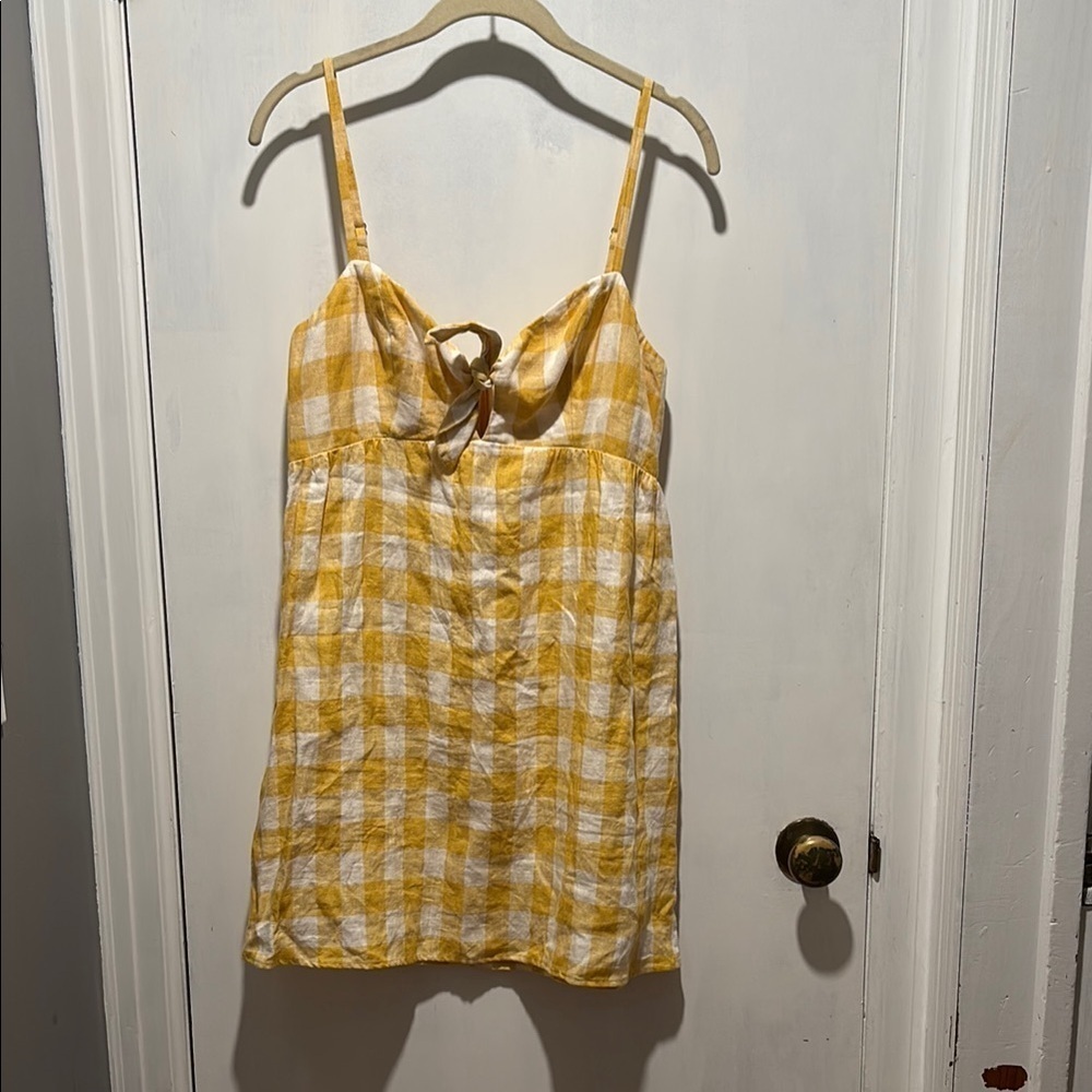 REFORMATION Ryland mini gingham dress